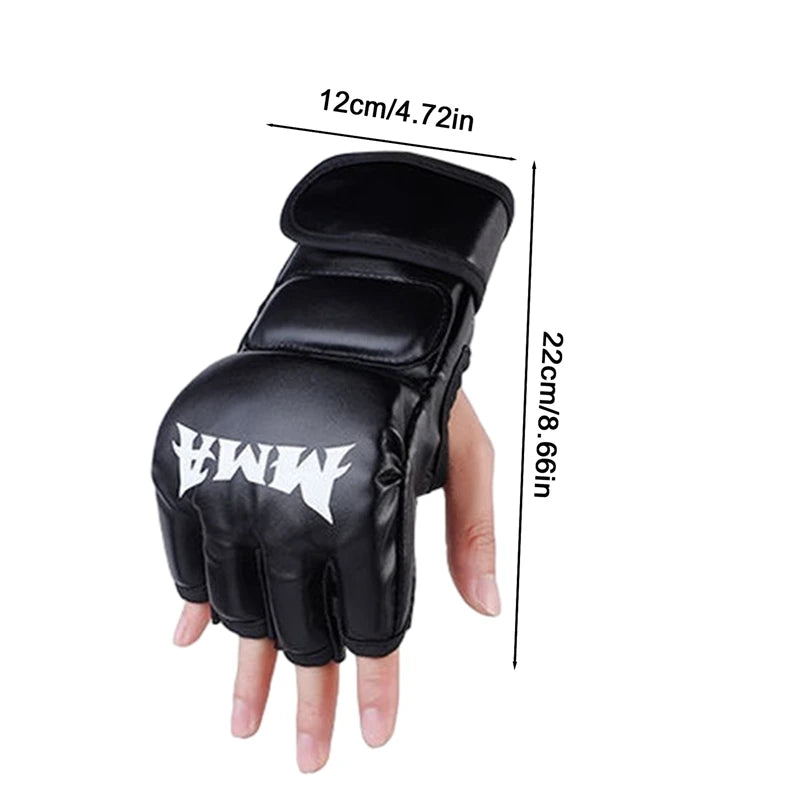 Kick MMA Boxing Gloves for Men Women PU Karate Muay Thai Guantes De Boxeo Free Fight MMA Sanda Training Adults Kids Equipment