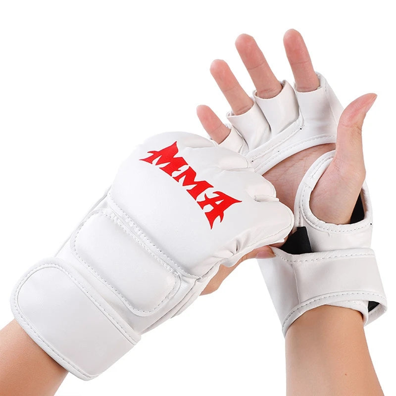 Kick MMA Boxing Gloves for Men Women PU Karate Muay Thai Guantes De Boxeo Free Fight MMA Sanda Training Adults Kids Equipment